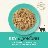 Thumbnail for Applaws Tuna with Anchovy & Seaweed in Broth Wet Cat Food 70g Pouch - 70G