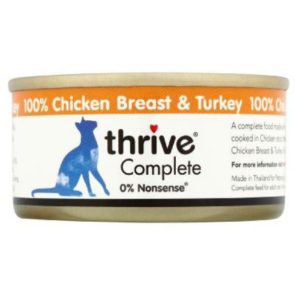 Thrive Complete Chicken & Turkey Wet Cat Food 75g - 75g