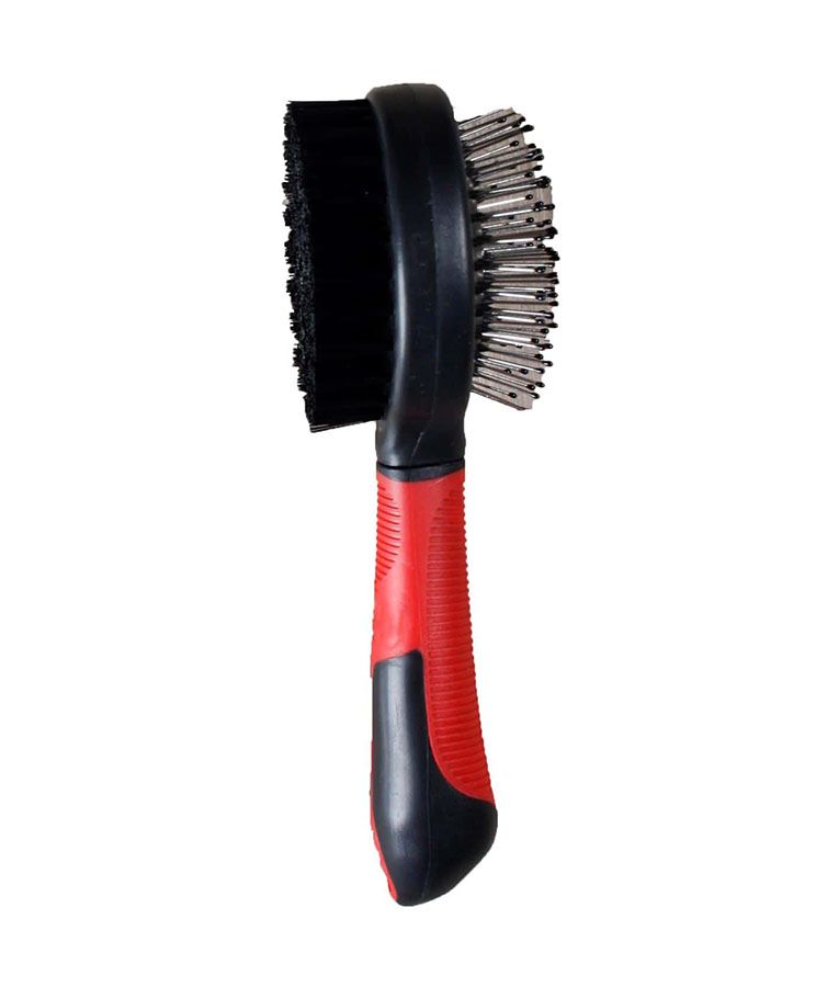 Flamingo Dog Bristle & Pin Brush - L