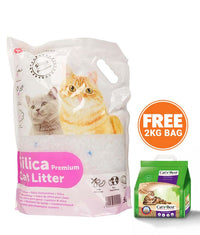 Thumbnail for Flamingo Silica Large Grains Premium Cat Litter - 5L