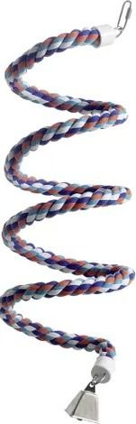 Flamingo Twister Perch Cotton Bird Twist Swing - Medium