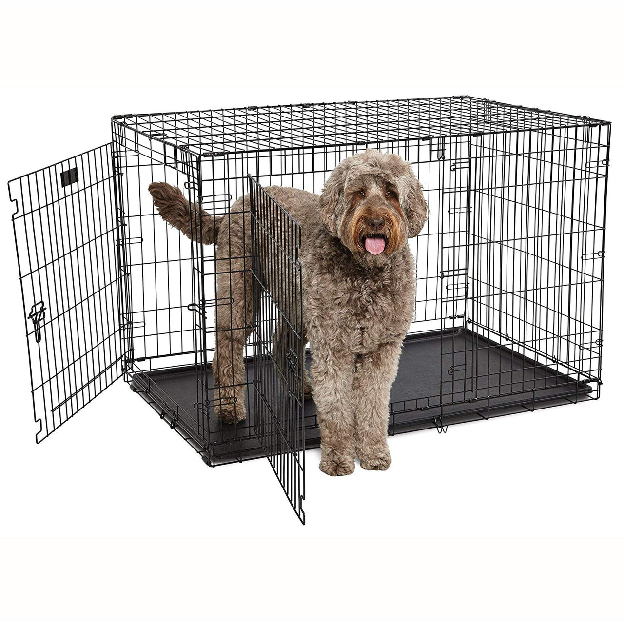 Contour Double Door Dog Crate 48″