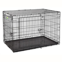 Thumbnail for Contour Double Door Dog Crate 48″