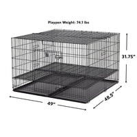 Thumbnail for 48″ Puppy Playpen (1/2″GRID)