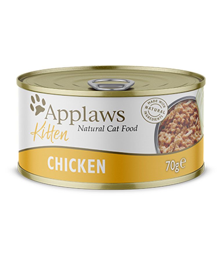 Applaws Chicken Wet Kitten Food 70g Tin - 70G