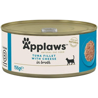 APPLAWS CAT TUNA WITH CHEESE156G TIN (156G-NA)