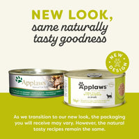 Thumbnail for Applaws Tuna Fillet with Seaweed in Broth Wet Cat Food Tin - 156G