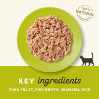 Thumbnail for Applaws Tuna Fillet with Seaweed in Broth Wet Cat Food Tin - 156G