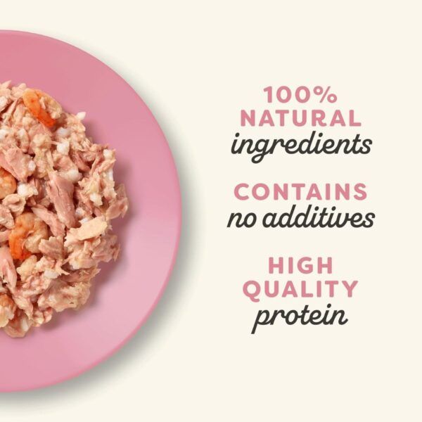 Applaws Tuna Fillet with Prawn in Broth Wet Cat Food 156g Tin - 70g