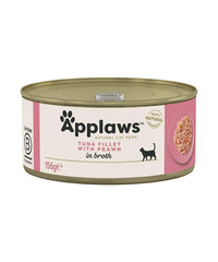 APPLAWS CAT TUNA WITH PRAWN 156GTIN (156G-NA)