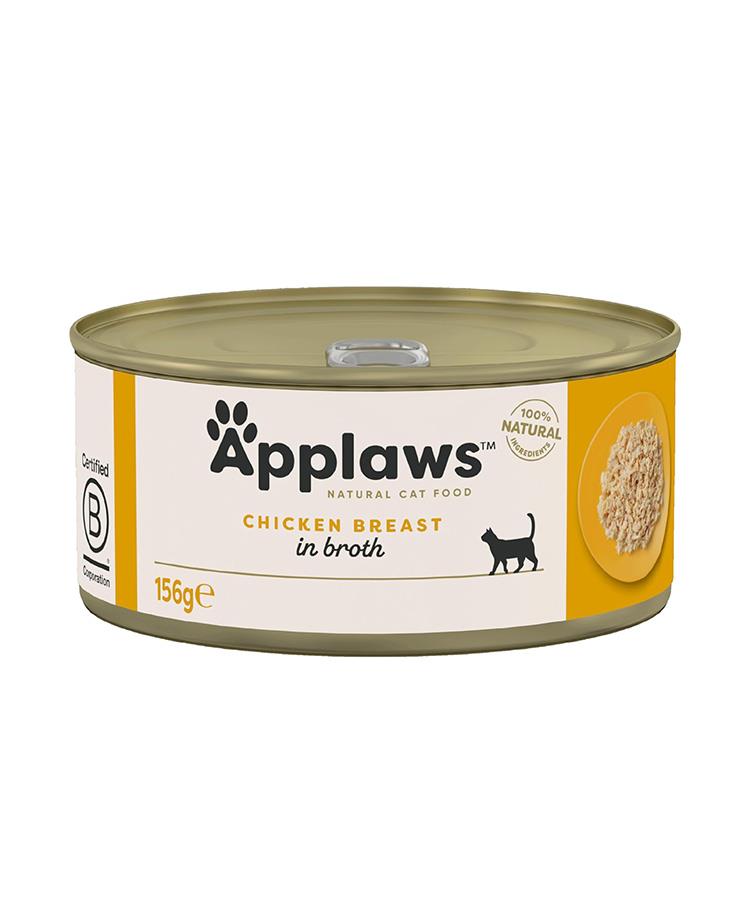 APPLAWS CHICKEN BREAST IN BROTH WET CAT FOOD (70G-NA)