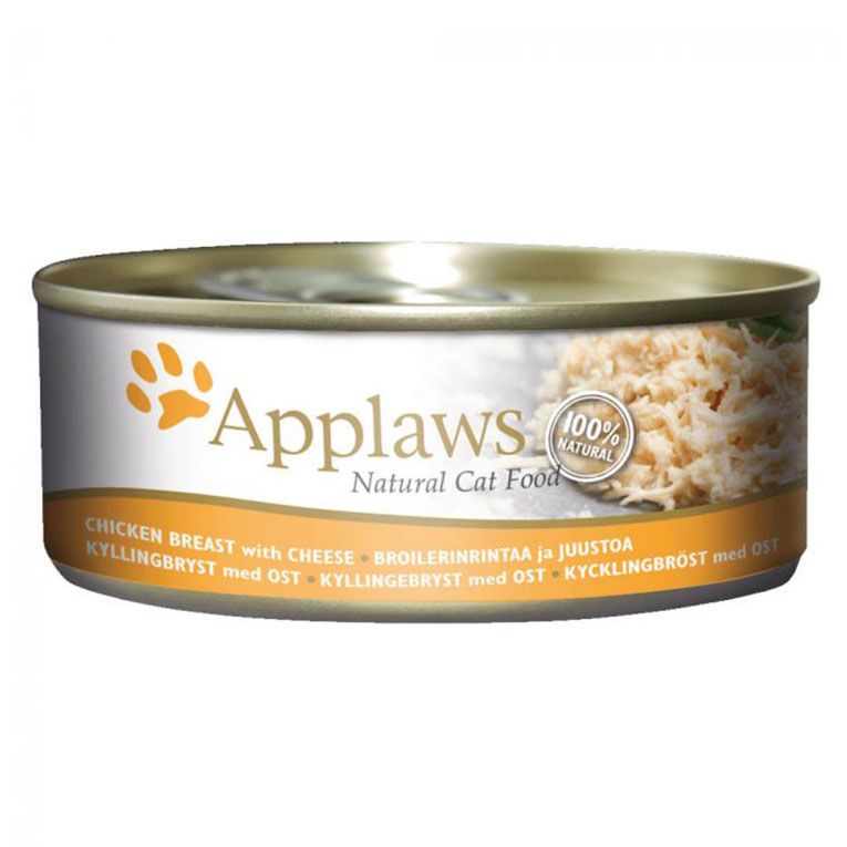 Applaws Chicken with Cheese Adult Wet Cat Food 156g Tin - PACK24