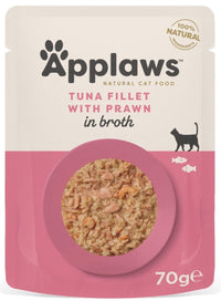 APPLAWS CAT TUNA WITH PRAWN 70G POUCH (70G-NA)