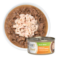Catit Cuisine Duet, Duck with Chicken, 12 x 75 g