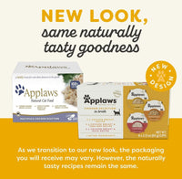 Thumbnail for Applaws Chicken Selection in Broth Adult Wet Cat Food 8 x 60g Pot - 60G