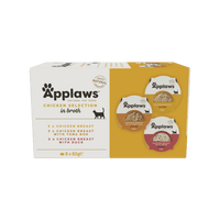 APPLAWS CAT MULTIPACK CHICKEN SELECT 8 X 60G POT (60G-NA)