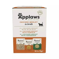 Applaws Chicken Collection Adult Wet Cat Food 12 x 70g Pouch - 70G