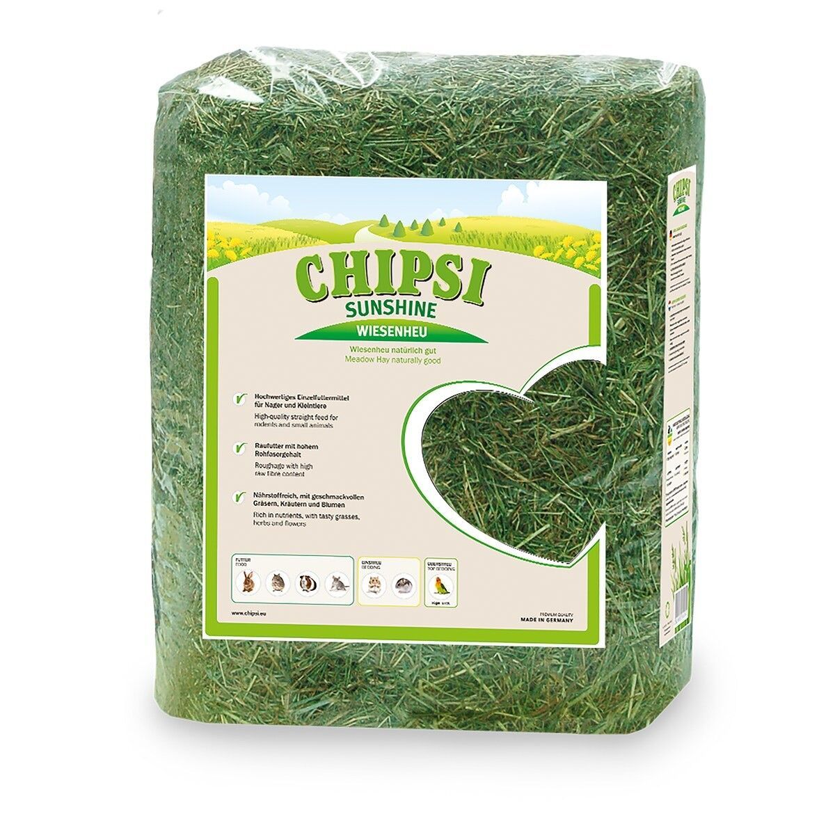 Chipsi Sunshine Meadow Small Animal Treats & Hay  - 4KG