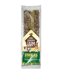 Tiny Friends Farm Stickles Timothy Hay & Herbs Small Animal Treats 100g -