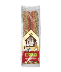 Tiny Friends Farm Stickles Apple & Cranberry Small Animal Treats -