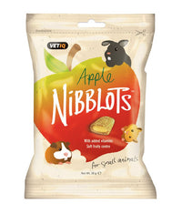 Thumbnail for VetiQ Nibblots Apple Small Animal Treats 30g - 30g