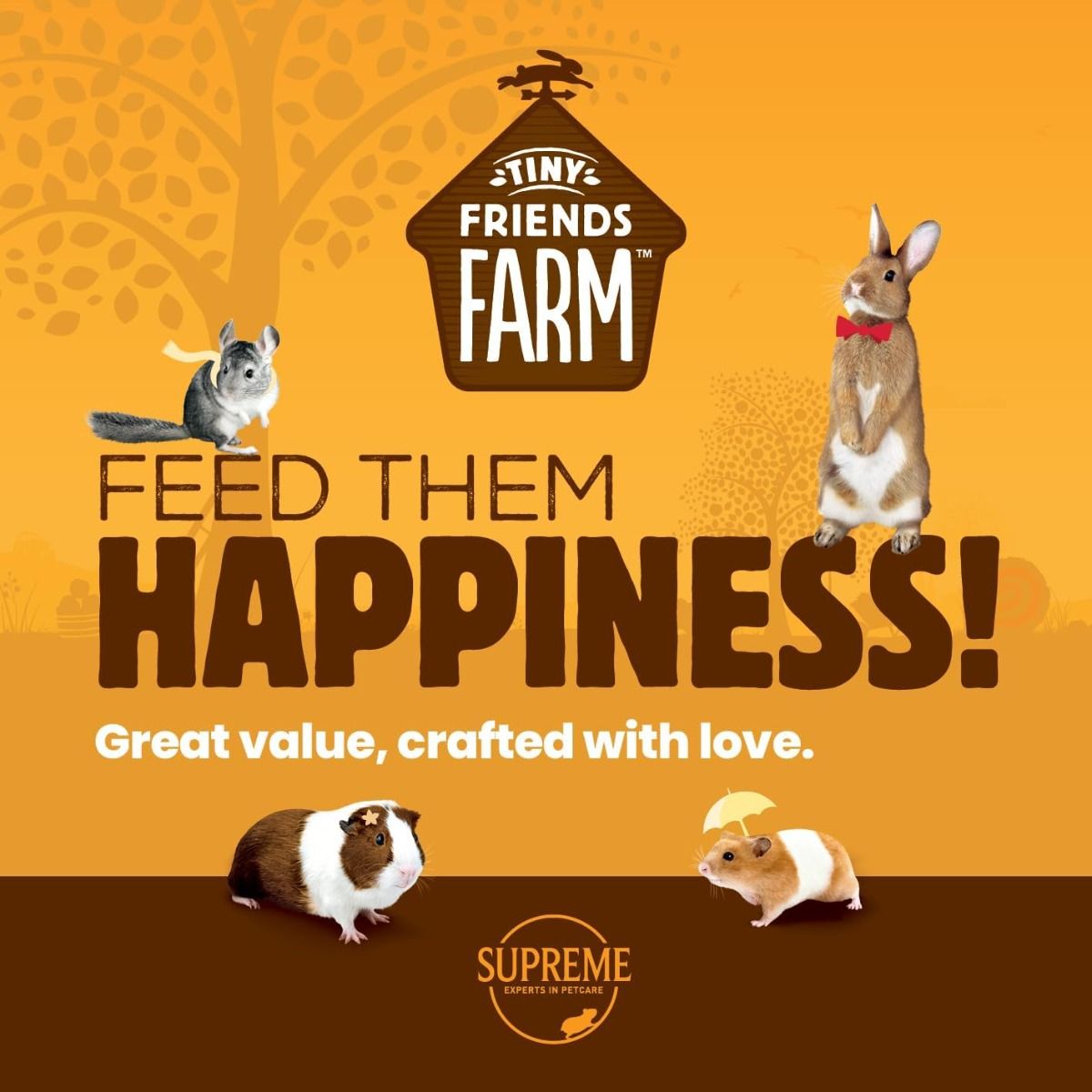 Tiny Friends Farm Stickles Carrot & Broccoli Small Animal Treats