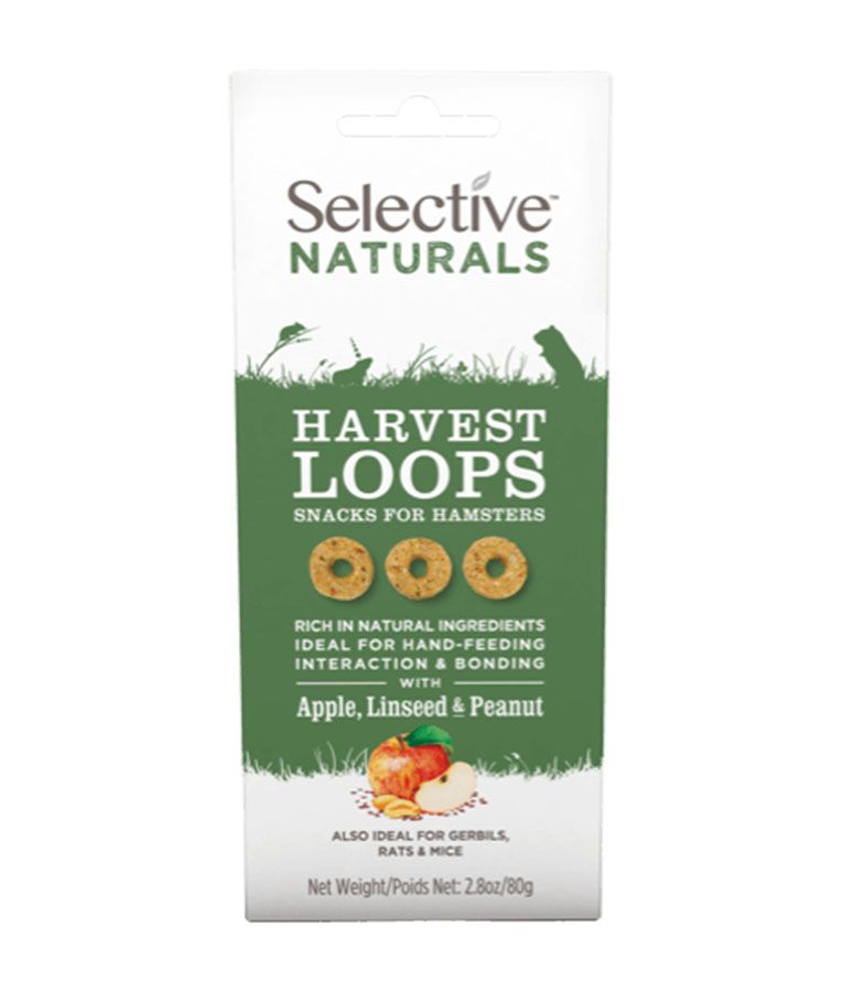 Supreme Selective Naturals Harvest Loops Hamster Treat 80g - 80G