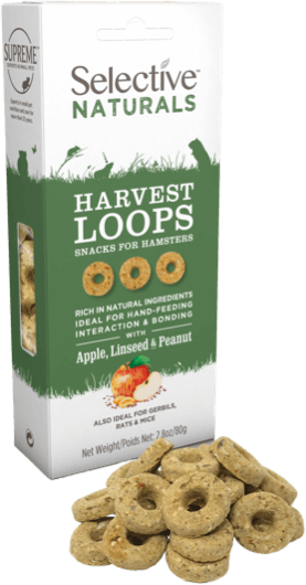 Supreme Selective Naturals Harvest Loops Hamster Treat 80g - 80G