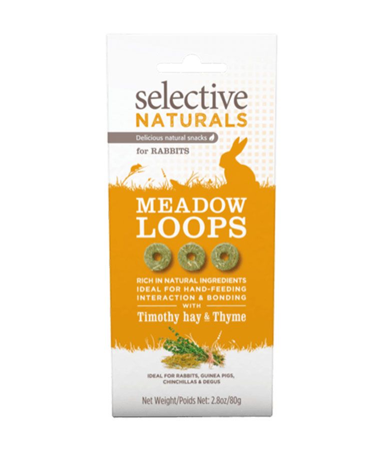 Supreme Selective Naturals Woodland Loops Guinea Pig Treat 80g - 80G