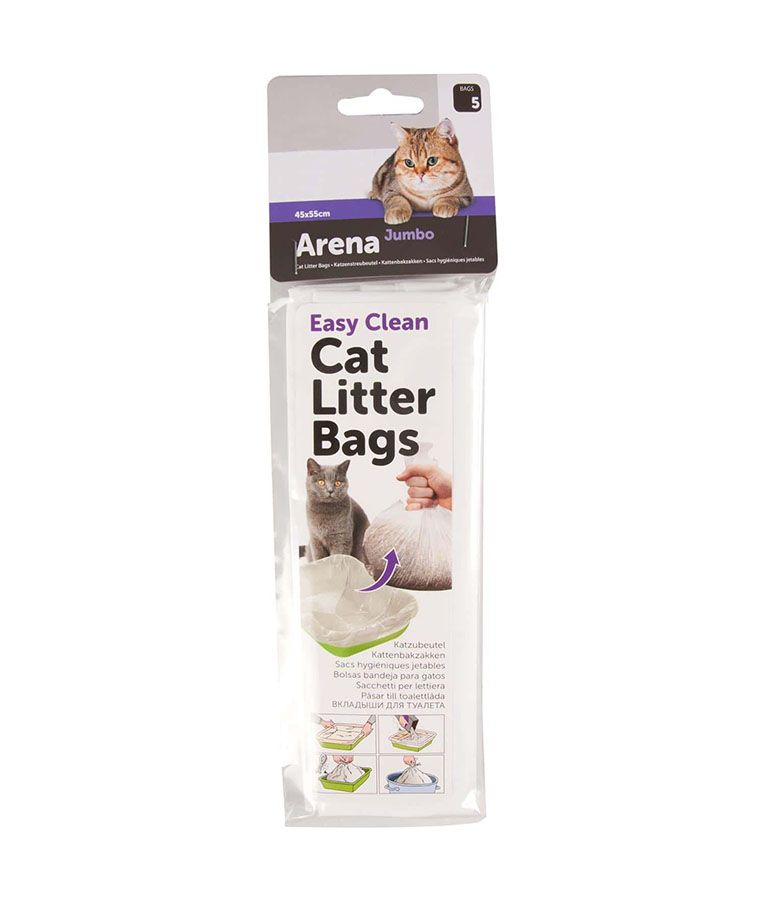 Flamingo Arena Jumbo Easy Clean Cat Litter Bags 5pcs - JUMBO