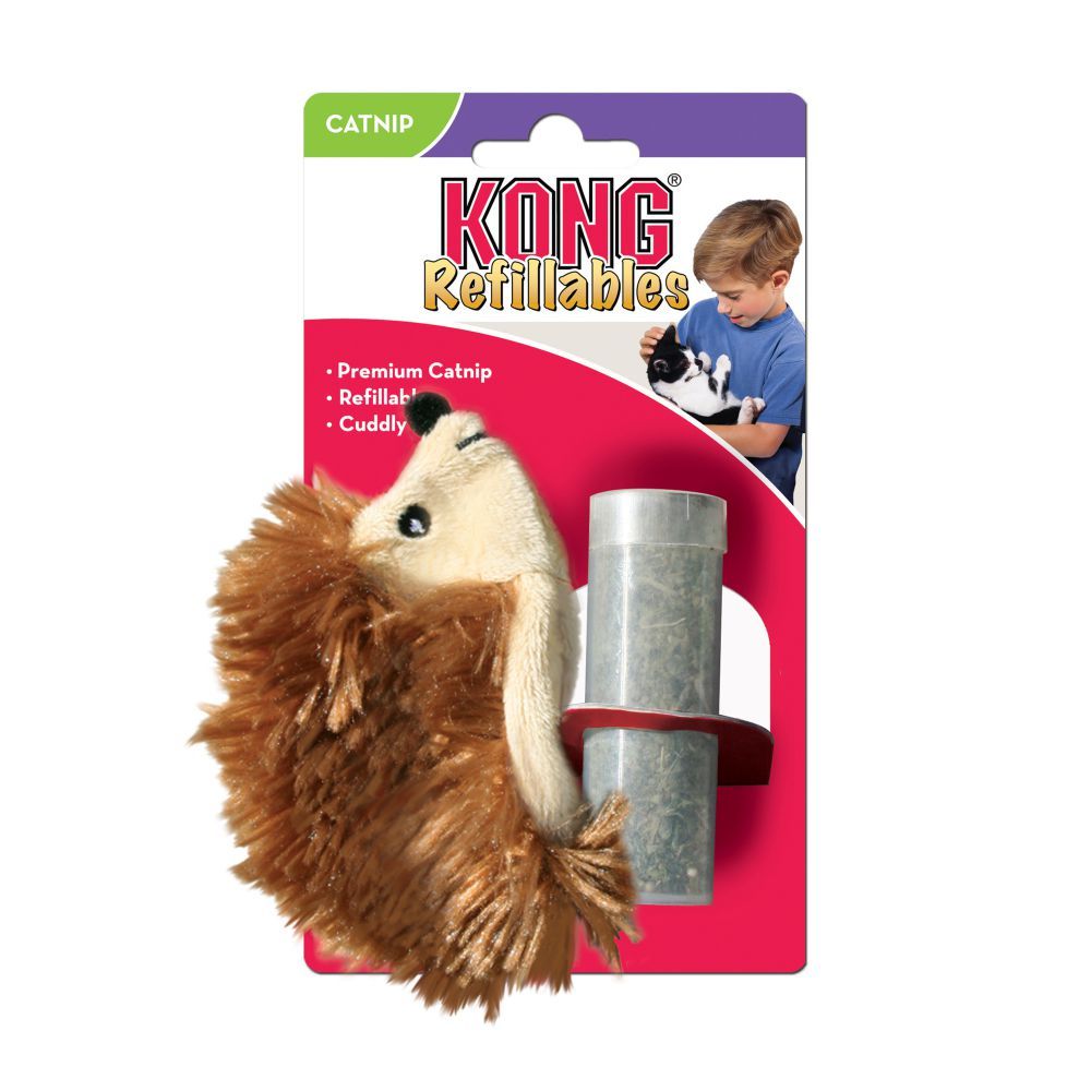 Kong Refillables Catnip Hedgehog Cat Toy  -