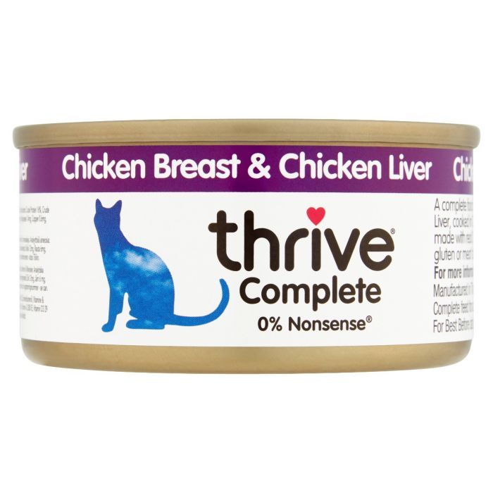 Thrive Complete Chicken & Chicken Liver Wet Cat Food 75g - 75g