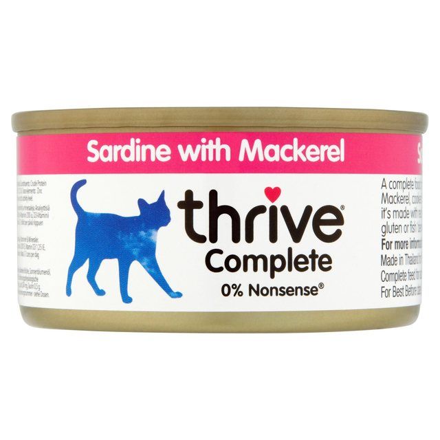 Thrive Complete Sardine with Mackerel Wet Cat Food 75g - 75g