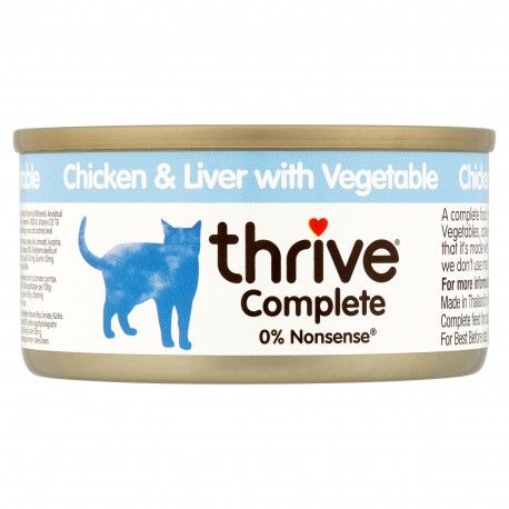 Thrive Complete Chicken & Liver with Vegetable Wet Cat Food 75g - 75g