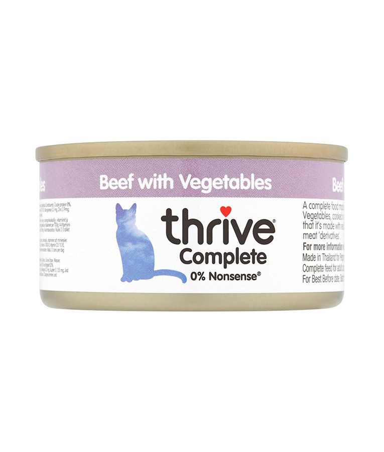 Thrive Complete Beef with Vegetables Wet Cat Food 75g - 75g