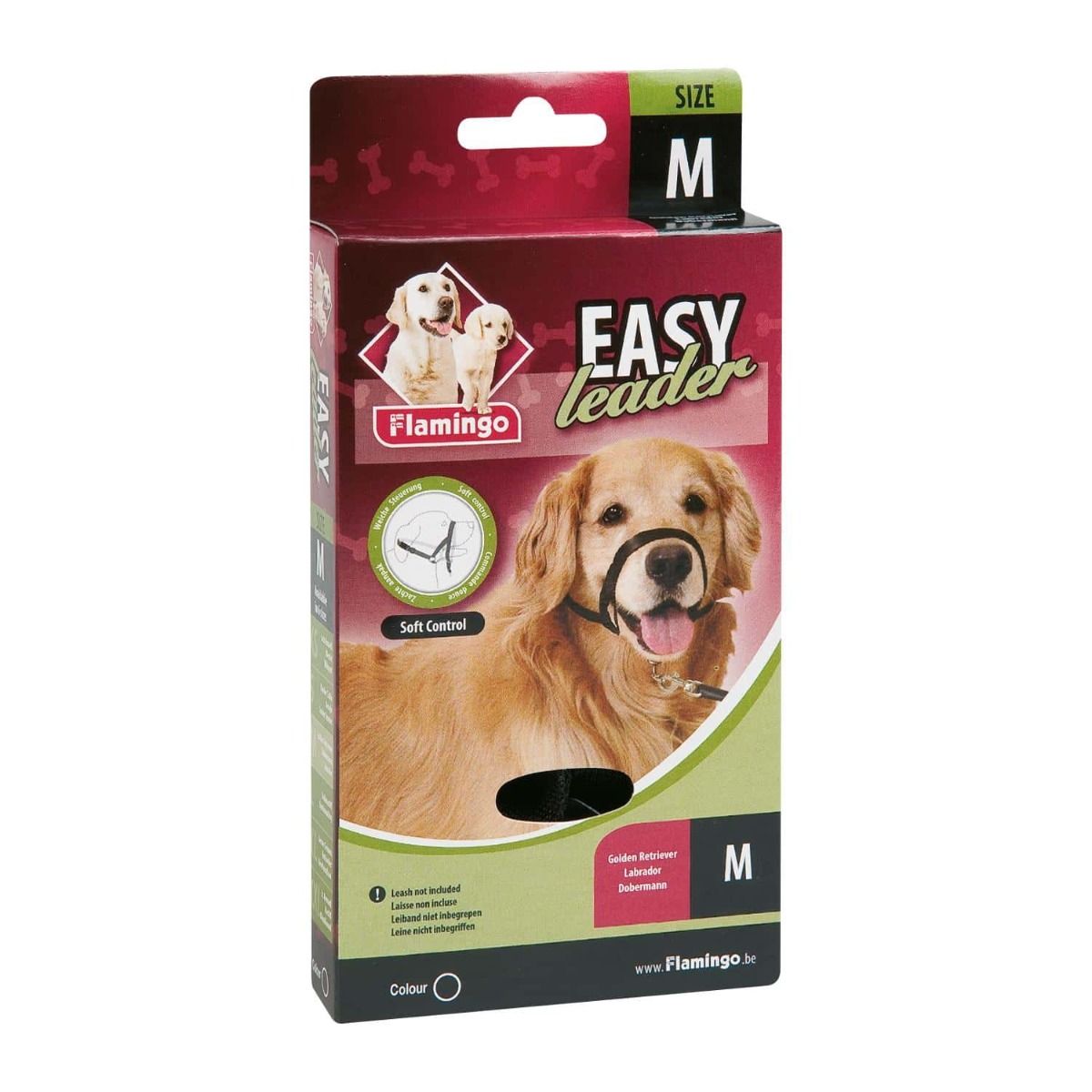 Flamingo Easy Leader Dog Head Collar - Medium