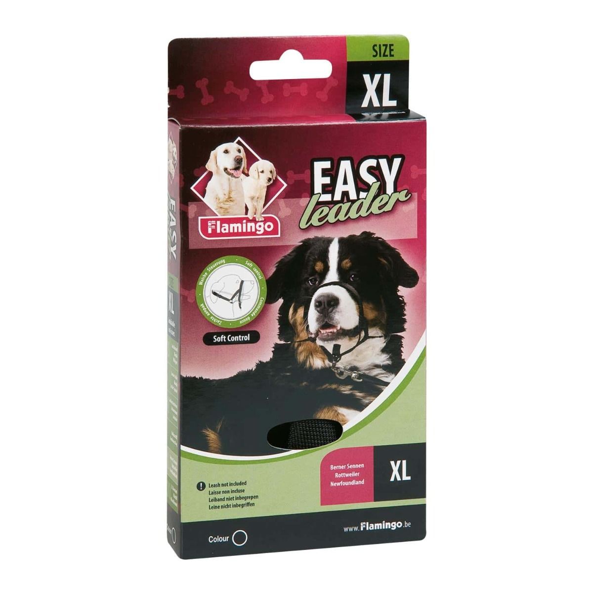 Flamingo Easy Leader Dog Head Collar - Medium