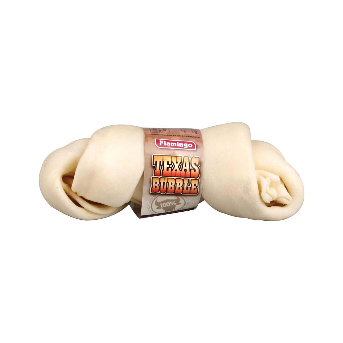 Flamingo Texas Bubble Rawhide Roll Dog Treats - 10-12CM