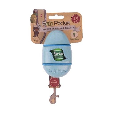 Beco Pets Pocket Eco-Friendly Poop Bag Dispenser - GREEN