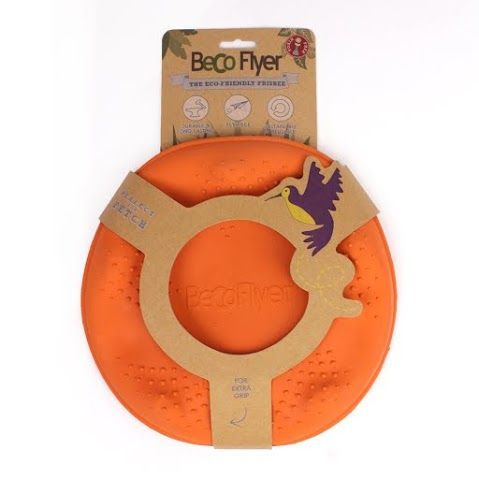 Beco Pets Rubber Flyer Dog Toy - PURPLE