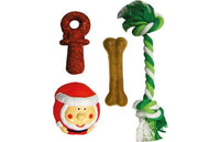 Thumbnail for Flamingo Stocking Toy Mix Christmas Dog Snacks -