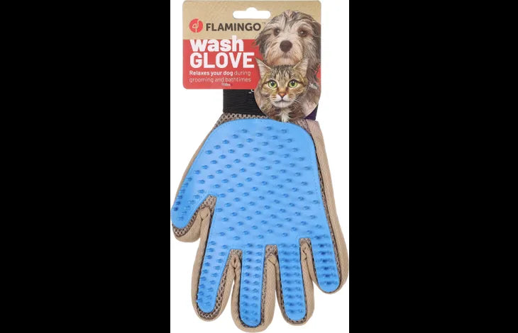 Flamingo Mandy Grooming Wash Glove 24cm - 24cm