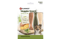 Thumbnail for Flamingo Veggie Snack Toothbrush Mix Adult Dog Treats - 12.5cm (4pcs)