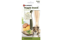 Thumbnail for Flamingo Veggie Snack Toothbrush Mix Adult Dog Treats - 17.5cm (2pcs)