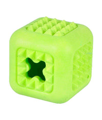 Thumbnail for Flamingo Dina Cube Mint Scent Foam Dog Toy - GREEN