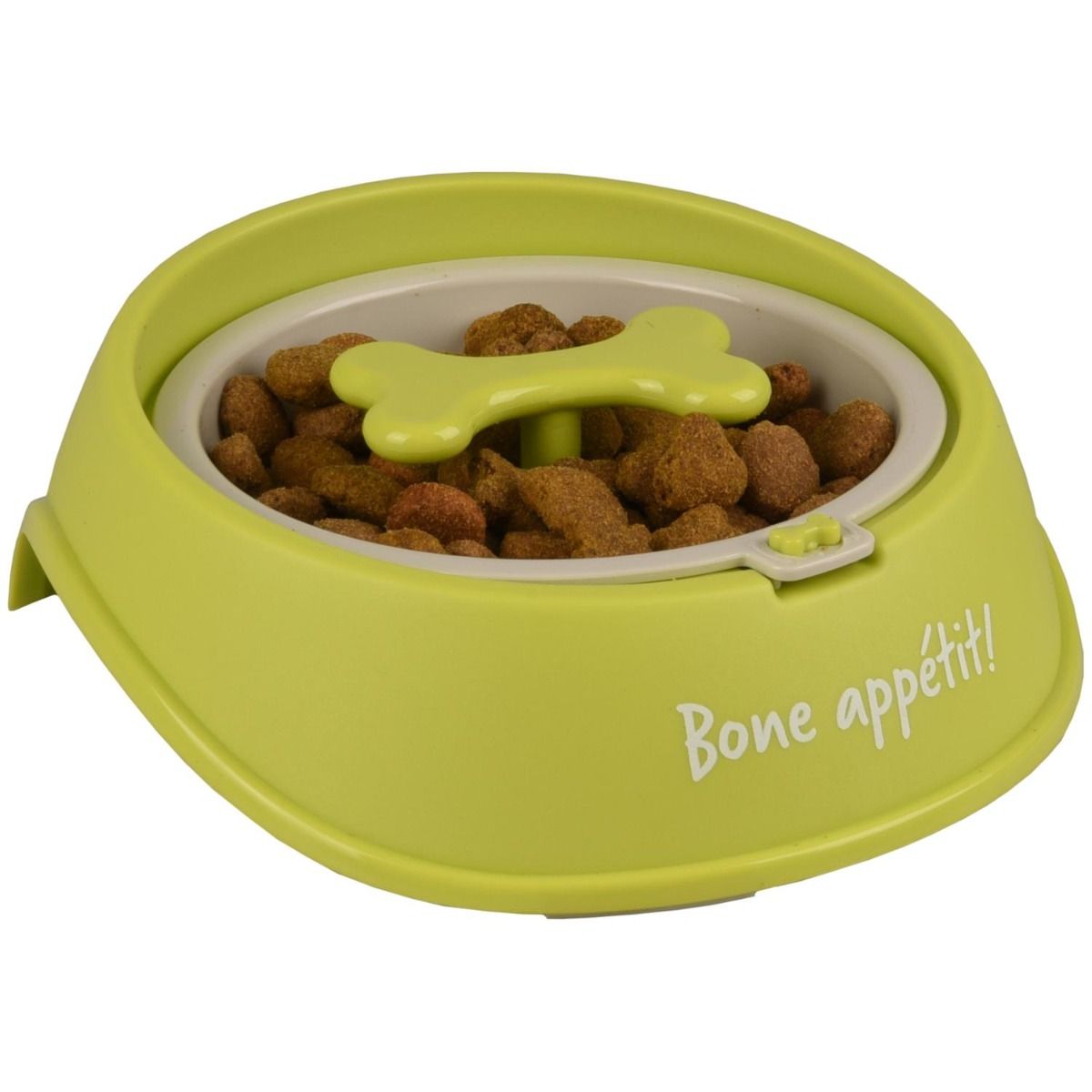 Flamingo Osto Dog Slow Feeder  - LIME 400ML