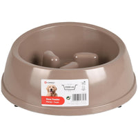 Thumbnail for Flamingo Mangi Dog Slow Feeder - TAUPE 1500ml