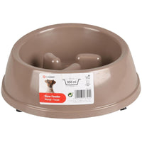 Thumbnail for Flamingo Mangi Dog Slow Feeder - TAUPE 950ml