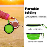 Thumbnail for Silicone folding bowl with 2 handle +1 metal hook L