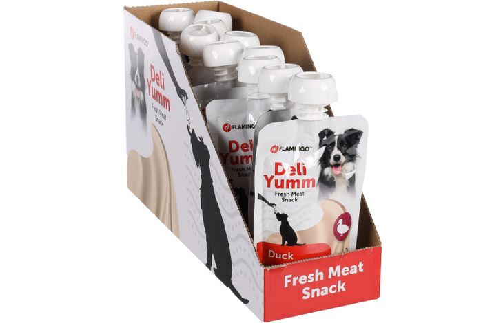 Flamingo Deli Yumm Fresh Meat Snack Duck Dog Treats 90g - 90g